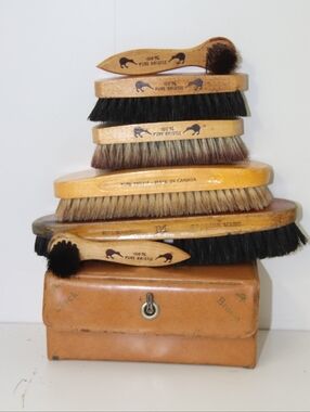 Pure Bristle Shoe Polish Brush Set